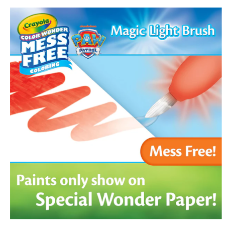 Pincel Mágico con Luz Patrulla Canina Crayola Color Wonder