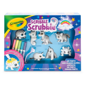 Crayola Scribble Scrubbie Unicornios Pack de 7 Mascotas