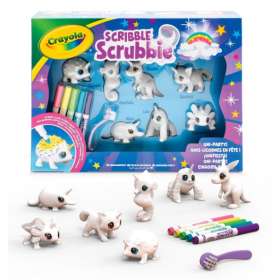 Crayola Scribble Scrubbie Unicornios Pack de 7 Mascotas 2