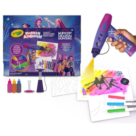 Aerógrafo Creativo Crayola KPop Demon Hunters 2