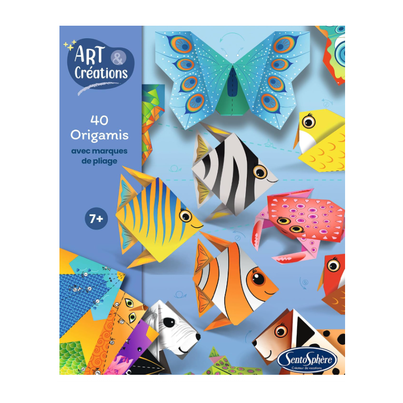 Kit de Origami 40 Figuras SentoSphère