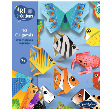 Kit de Origami 40 Figuras SentoSphère