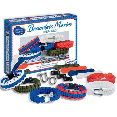 Kit Pulseras Marineras Paracord SentoSphère