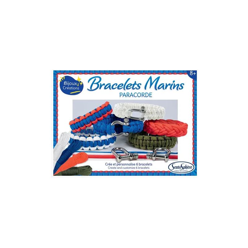 Kit Pulseras Marineras Paracord SentoSphère