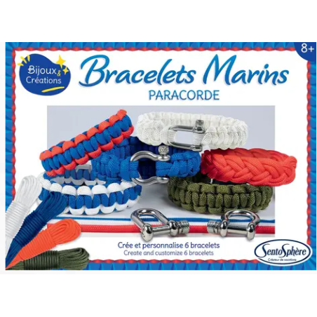 Kit Pulseras Marineras Paracord SentoSphère