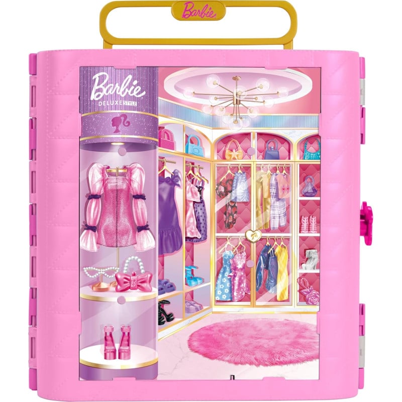 Barbie Armario Deluxe Style Con Accesorios De Mattel