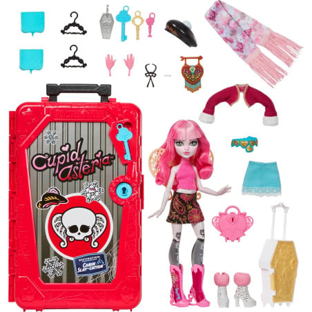 Monster High Skulltimate Secrets Cupid Asteria Cabaña Terrorífica