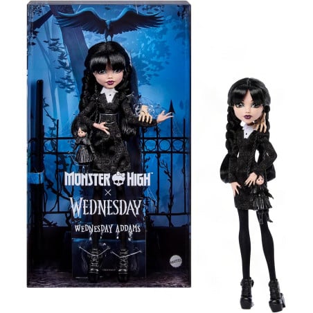 Monster High x Miércoles Addams Wednesday De Mattel