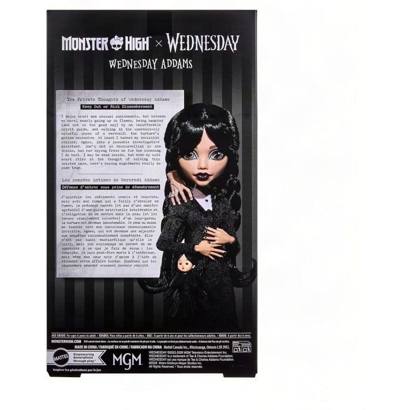 Monster High x Miércoles Addams Wednesday