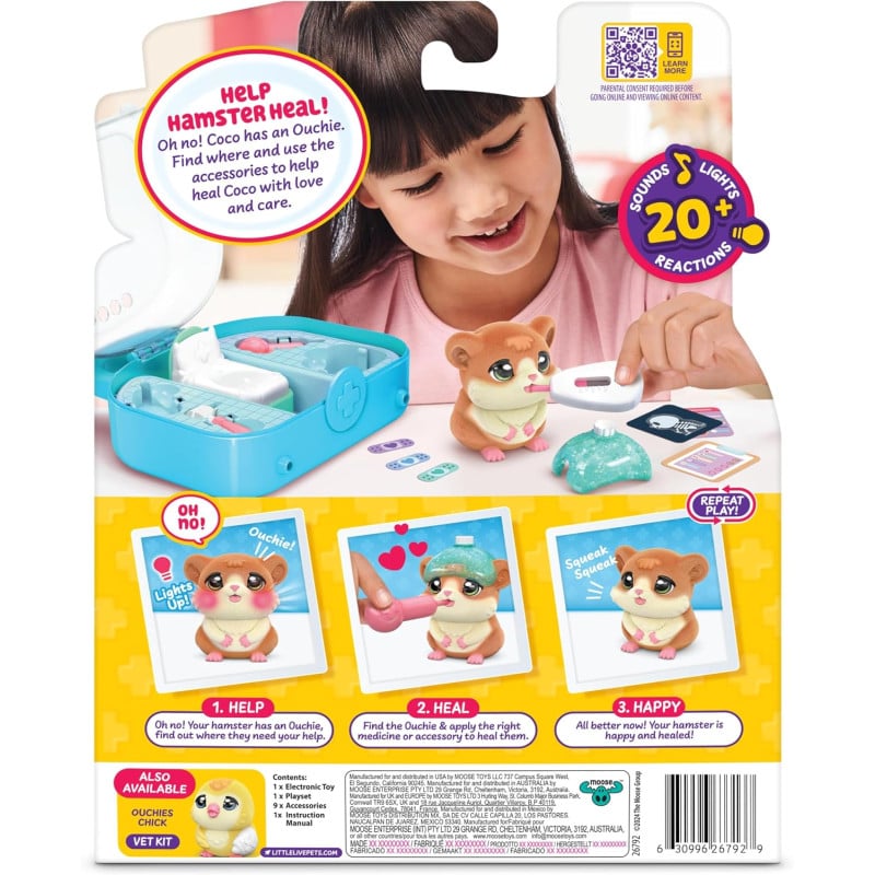 Little Live Pets Ouchies Kit Veterinario Interactivo Surtido