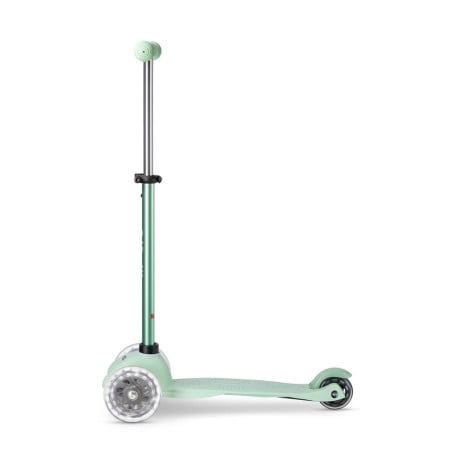 Micro Patinete Mini 4 En 1 Deluxe Led Menta