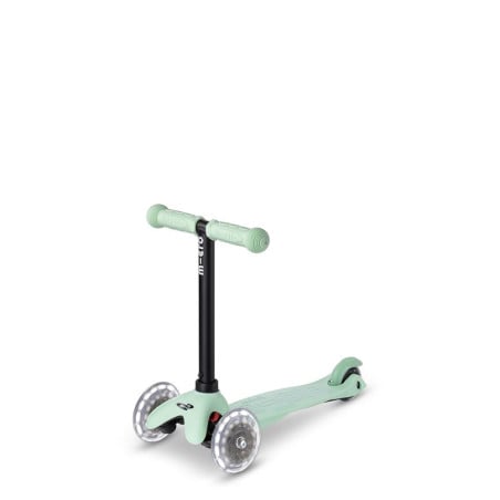 Micro Patinete Mini 4 En 1 Deluxe Led Menta