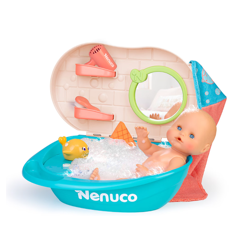 Nenuco Baño de Espuma 2 en 1 con Bañera y Cambiador