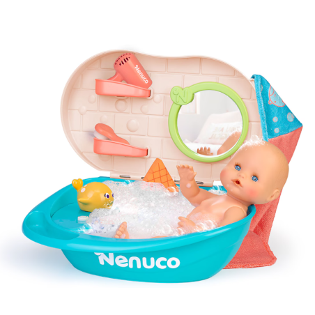 Nenuco Baño de Espuma 2 en 1 con Bañera y Cambiador