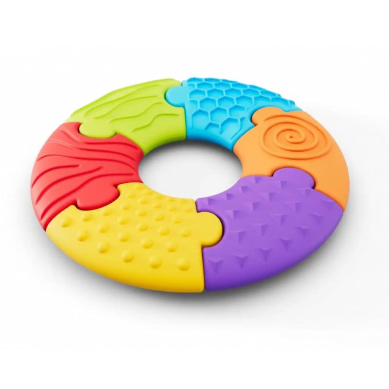 Soft Bibi Puzzle Sensorial Circular De Texturas