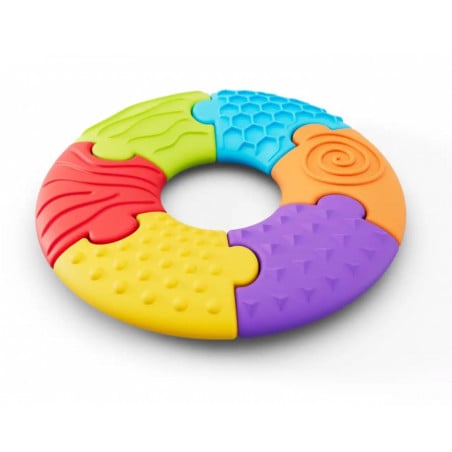 Soft Bibi Puzzle Sensorial Circular De Texturas