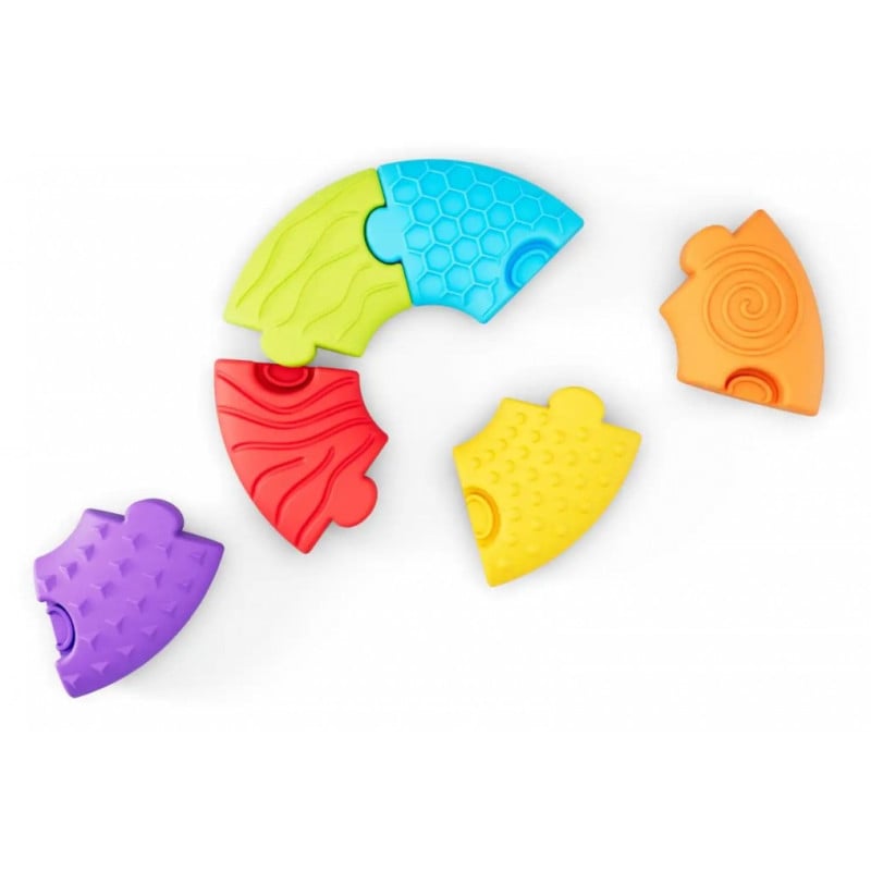 Soft Bibi Puzzle Sensorial Circular De Texturas
