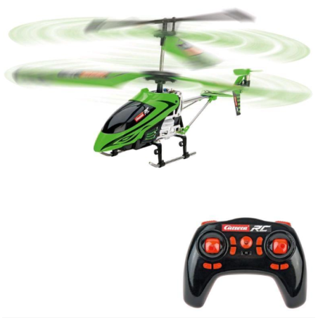 Helicóptero Teledirigido Carrera RC Green Chopper