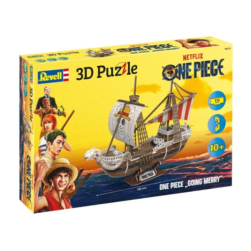 Maqueta 3D Barco Going Merry One Piece Revell 112 Piezas
