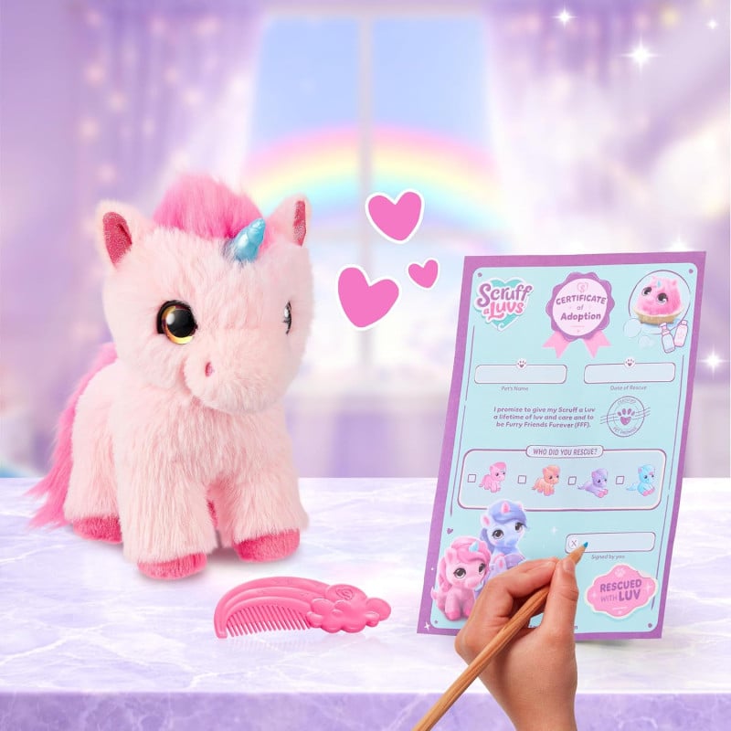Scruff-A-Luvs Unicornio Con Transportín Sorpresa