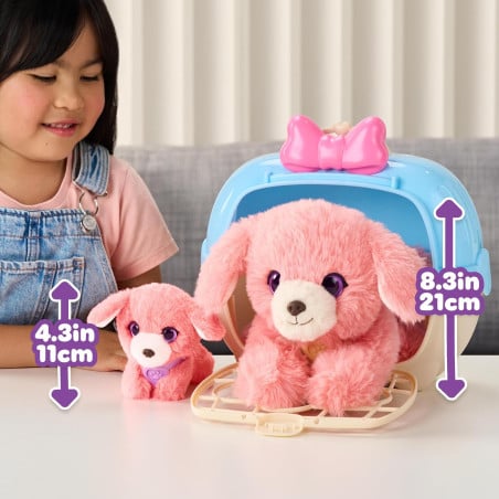 Scruff-A-Luvs Mamá Y Bebé Perrito Con Transportín Surtido