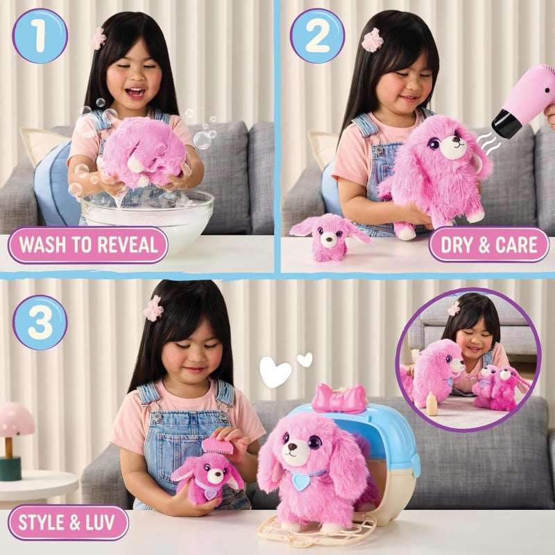 Scruff-A-Luvs Mamá Y Bebé Perrito Con Transportín Surtido