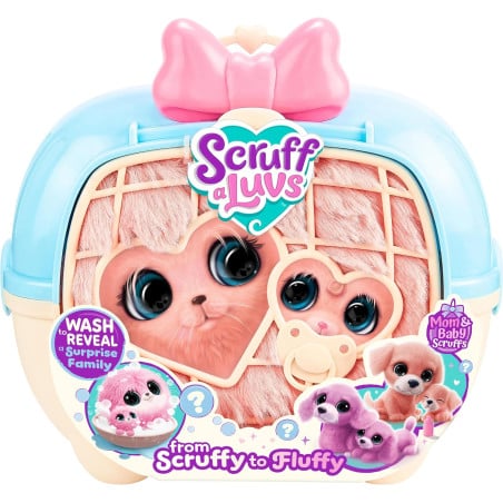 Scruff-A-Luvs Mamá Y Bebé Perrito Con Transportín Surtido