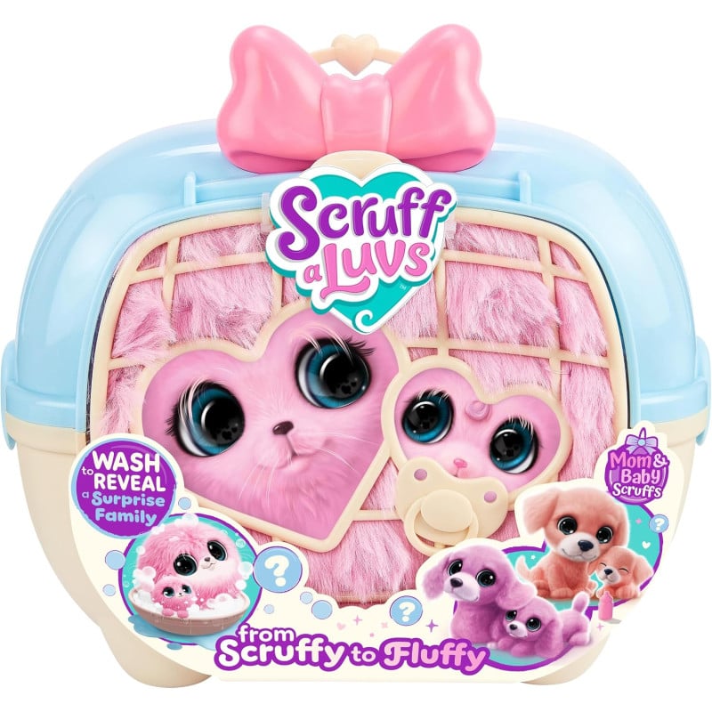 Scruff-A-Luvs Mamá Y Bebé Perrito Con Transportín Surtido