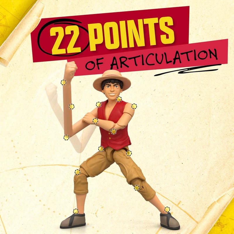 One Piece Figura Articulada Monkey D. Luffy 15 Cm