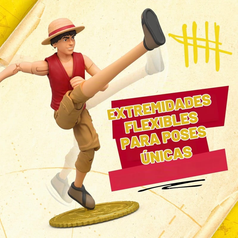 One Piece Figura Articulada Monkey D. Luffy 15 Cm