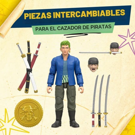One Piece Figura Articulada Roronoa Zoro 15 Cm
