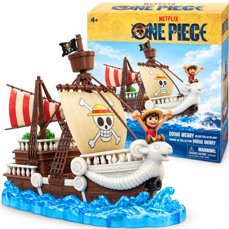 One Piece Barco Pirata Merry Con Figura De Luffy De Toy Planet