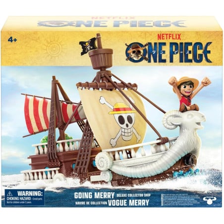 One Piece Barco Pirata Merry Con Figura De Luffy