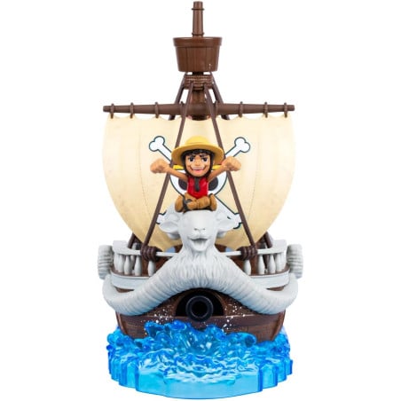 One Piece Barco Pirata Merry Con Figura De Luffy