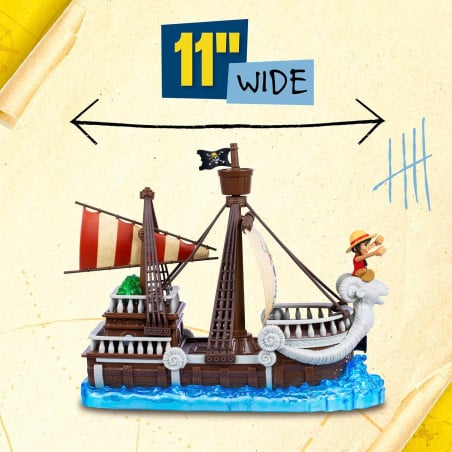 One Piece Barco Pirata Merry Con Figura De Luffy