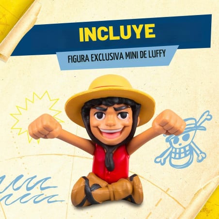 One Piece Barco Pirata Merry Con Figura De Luffy
