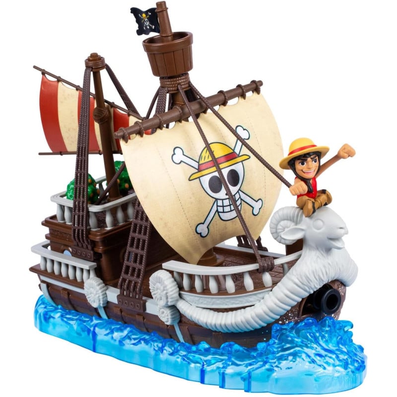 One Piece Barco Pirata Merry Con Figura De Luffy