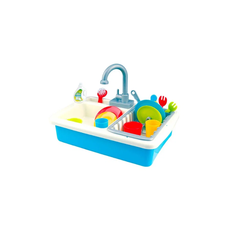 Fregadero Infantil con Agua y Accesorios de Cocina