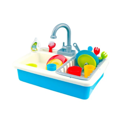 Fregadero Infantil con Agua y Accesorios de Cocina