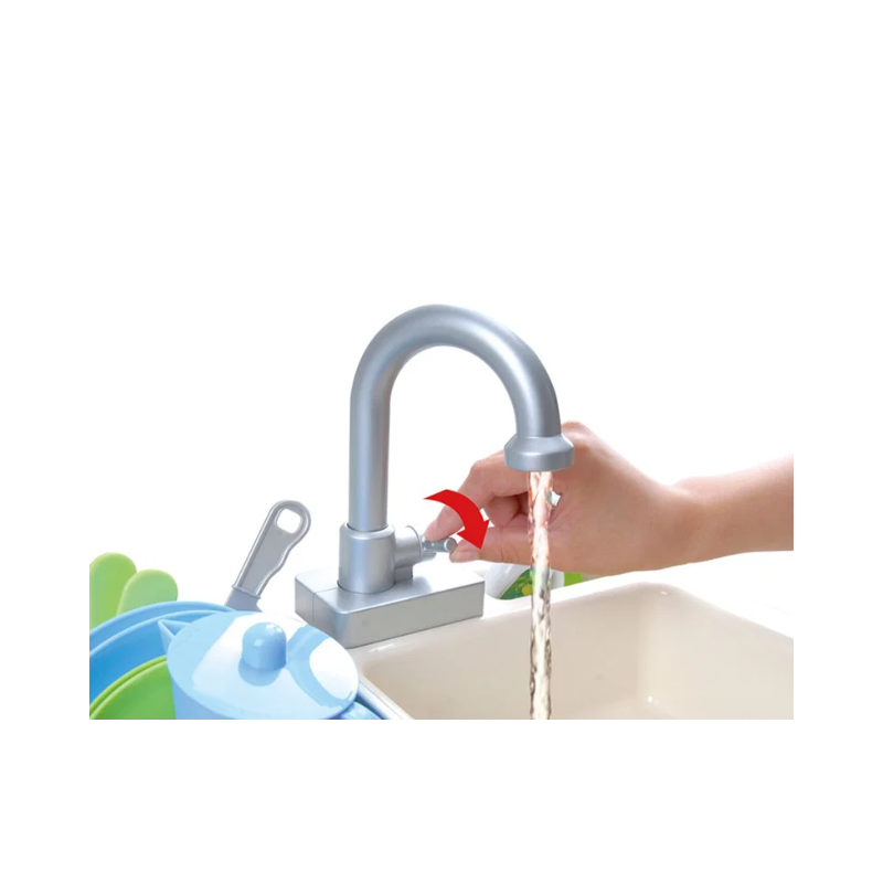 Fregadero Infantil con Agua y Accesorios de Cocina