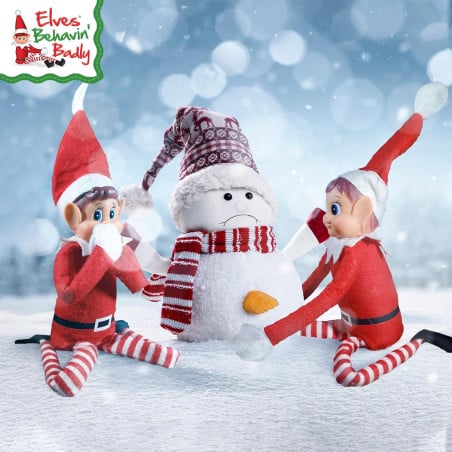 Pack 2 Elfos Traviesos Elfie y Elvie 30 Cm