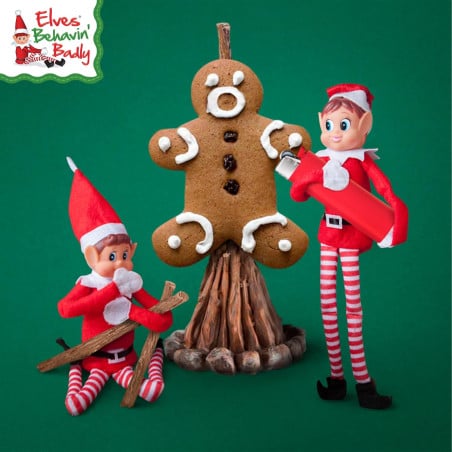 Pack 2 Elfos Traviesos Elfie y Elvie 30 Cm