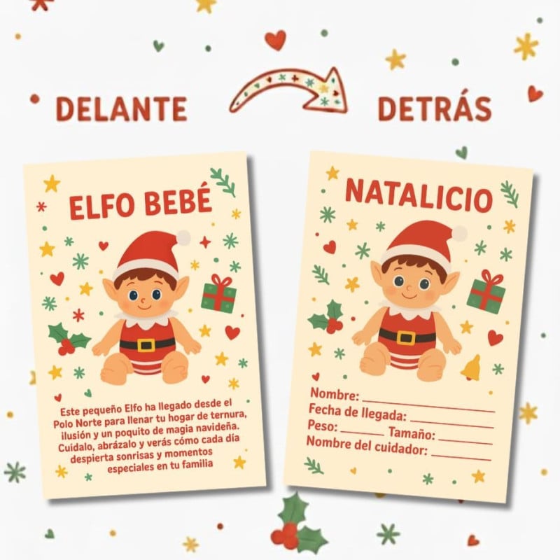 Elfo Baby Travieso Elfie y Elvie 13 Cm Surtido