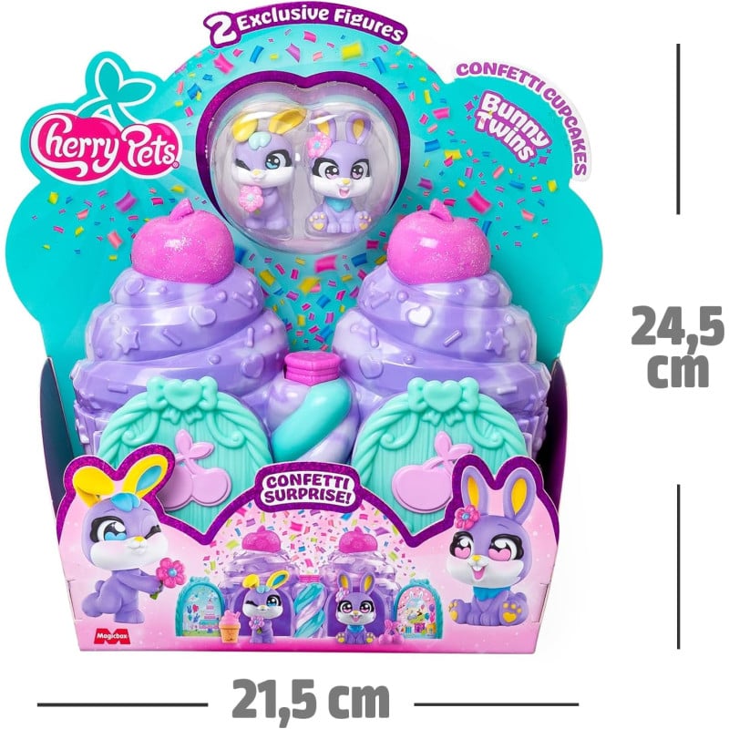 Cherry Pets Bunny Twins Hoppy y Poppy Cupcakes Sorpresa