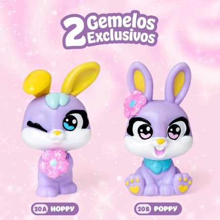 Cherry Pets Bunny Twins Hoppy y Poppy Cupcakes Sorpresa