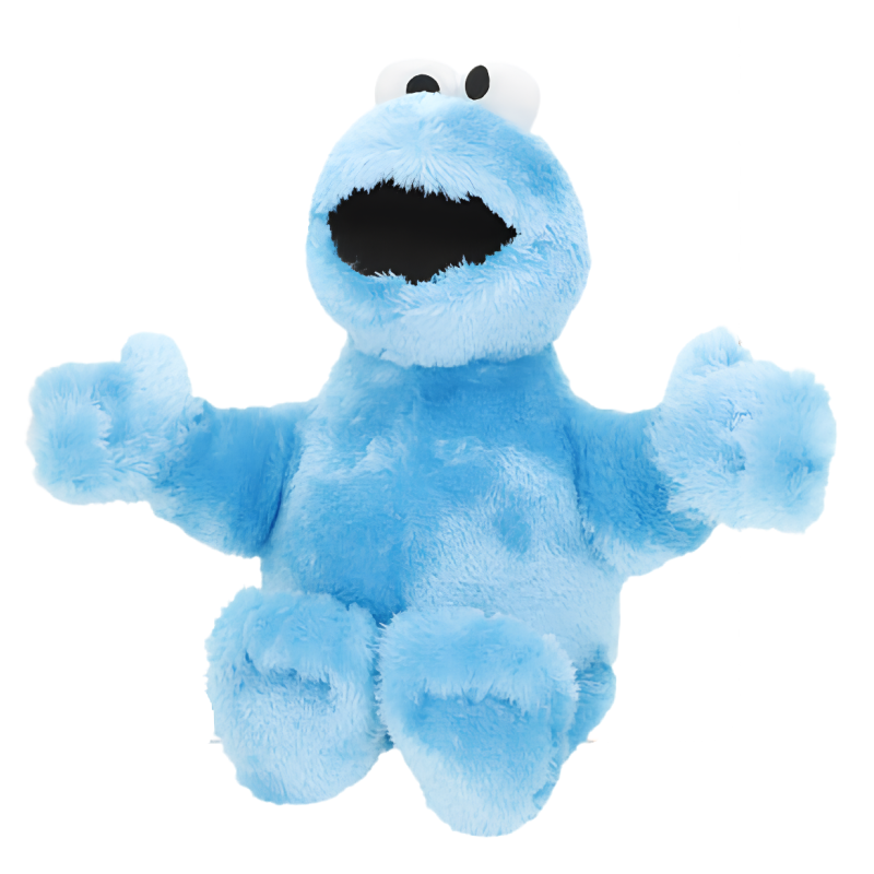 Peluche Barrio Sésamo Elmo Y Monstruo De Las Galletas 40 Cm Surtido