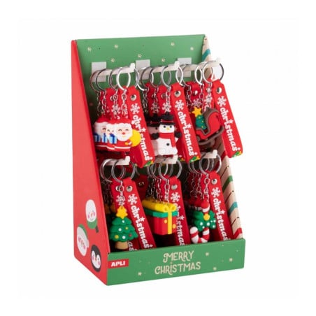 Llavero Navideño Bastón De Caramelo