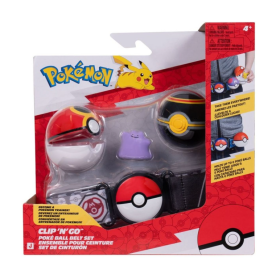 Cinturón Pokémon con PokéBalls Clip N GO