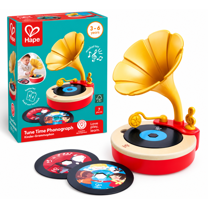 Hape Tocadiscos Tune Time De Toynamics