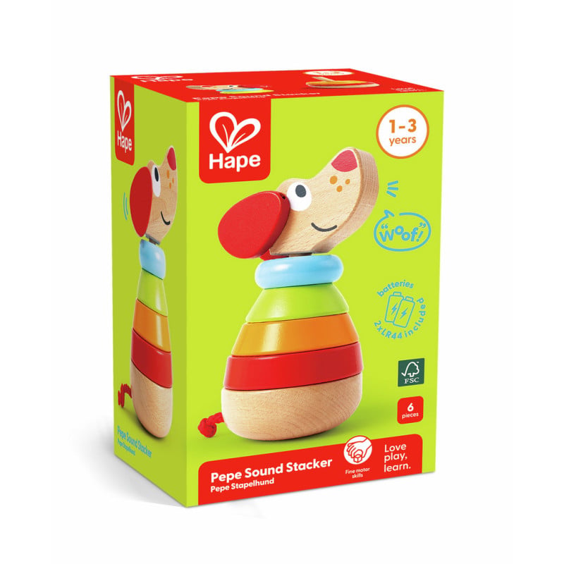 Hape Apilable Pepe Arcoíris